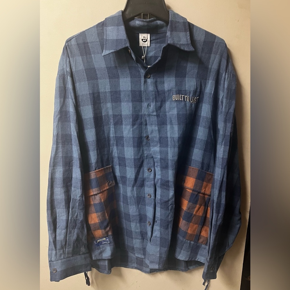 Men's designer Plaid Button Down Casual Shirt